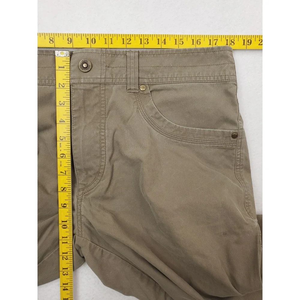 Kuhl Pants Mens 36x30 Taupe Revolvr Rogue Vintage Patina Dye Relaxed Tapered